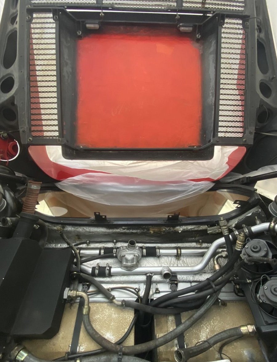 Radiateur & grille avant - avant/après décapage cryogénique — après